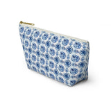 Amalfi Coast Ceramic Tiles Accessory Pouch w T-bottom - AMALFITANA STORE