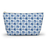 Amalfi Coast Ceramic Tiles Accessory Pouch w T-bottom - AMALFITANA STORE