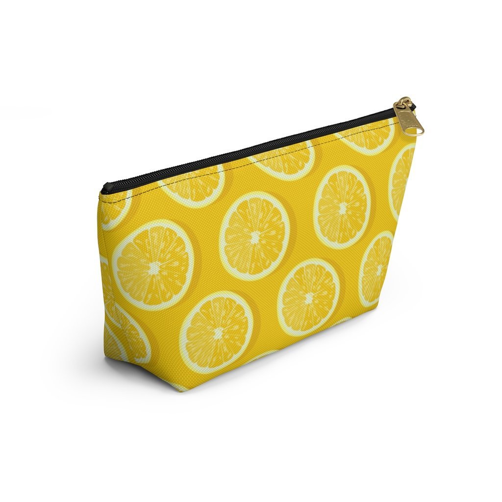 Amalfi Coast Lemons Accessory Pouch w T-bottom - AMALFITANA STORE