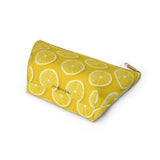 Amalfi Coast Lemons Accessory Pouch w T-bottom - AMALFITANA STORE