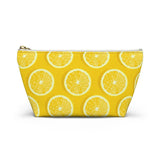 Amalfi Coast Lemons Accessory Pouch w T-bottom - AMALFITANA STORE