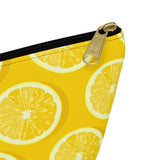Amalfi Coast Lemons Accessory Pouch w T-bottom - AMALFITANA STORE
