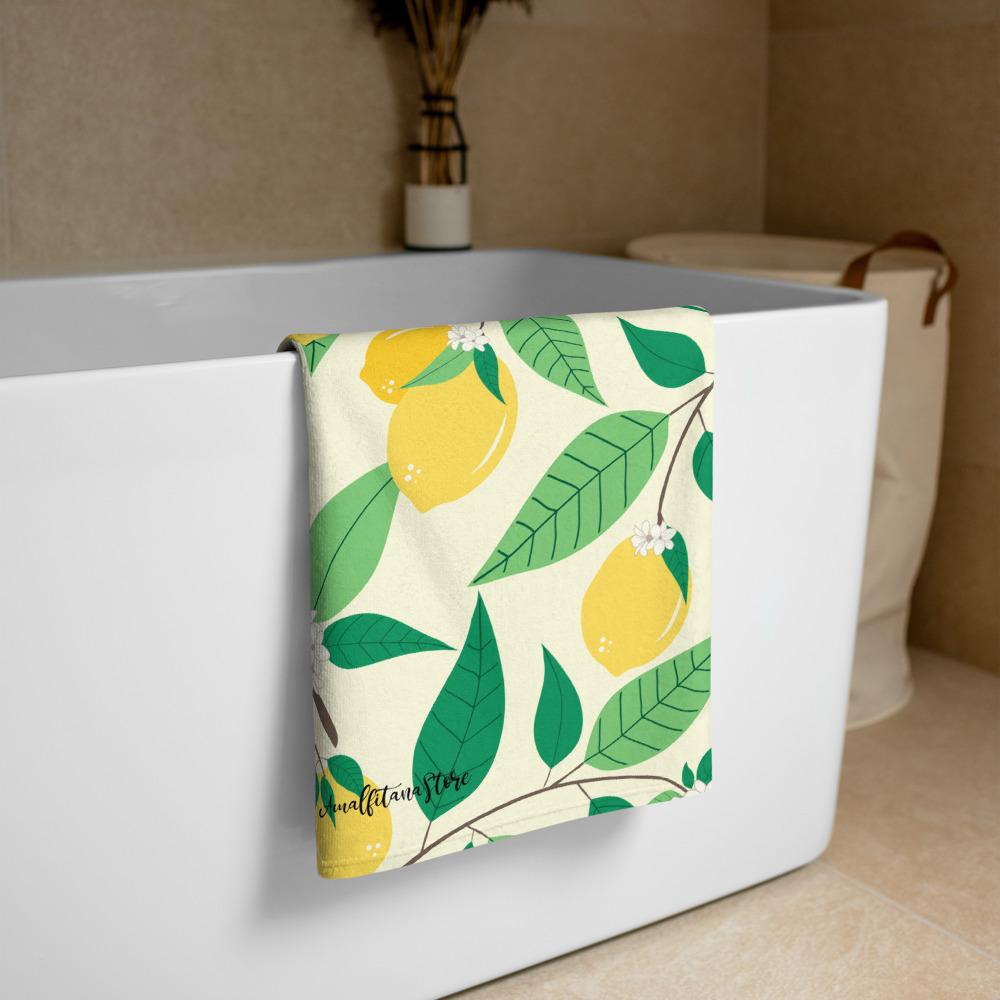 Amalfi Coast Lemons Beach Towel - AMALFITANA STORE