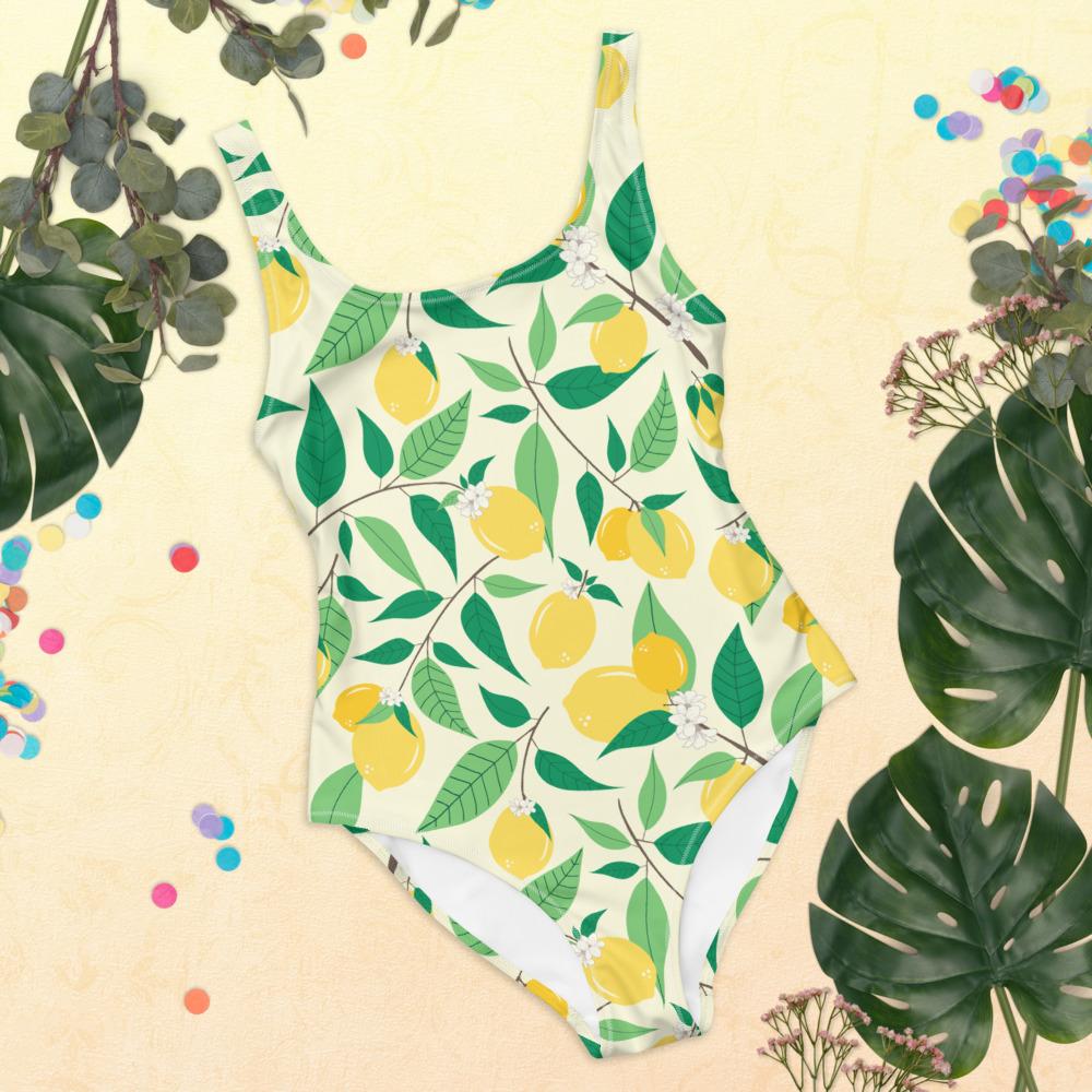 Amalfi Coast Lemons One-Piece Swimsuit - AMALFITANA STORE