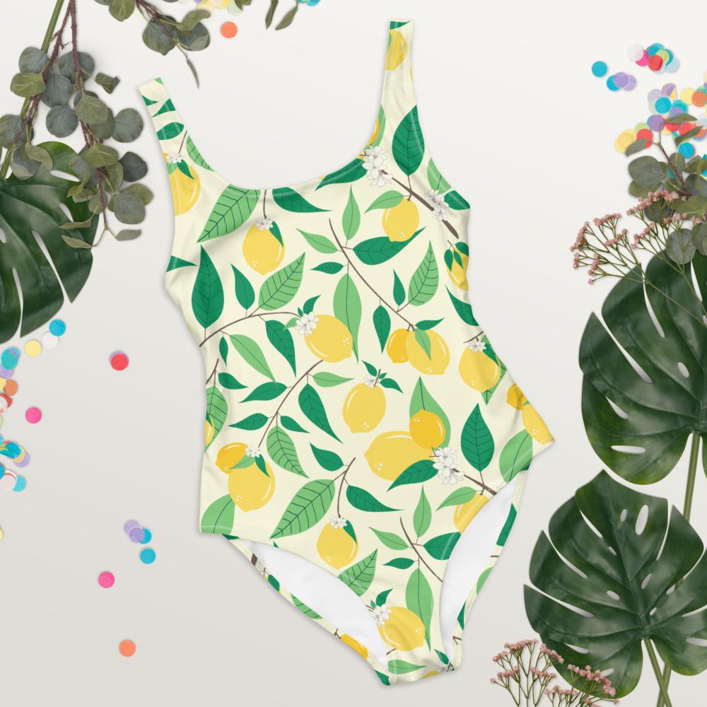 Amalfi Coast Lemons One-Piece Swimsuit - AMALFITANA STORE