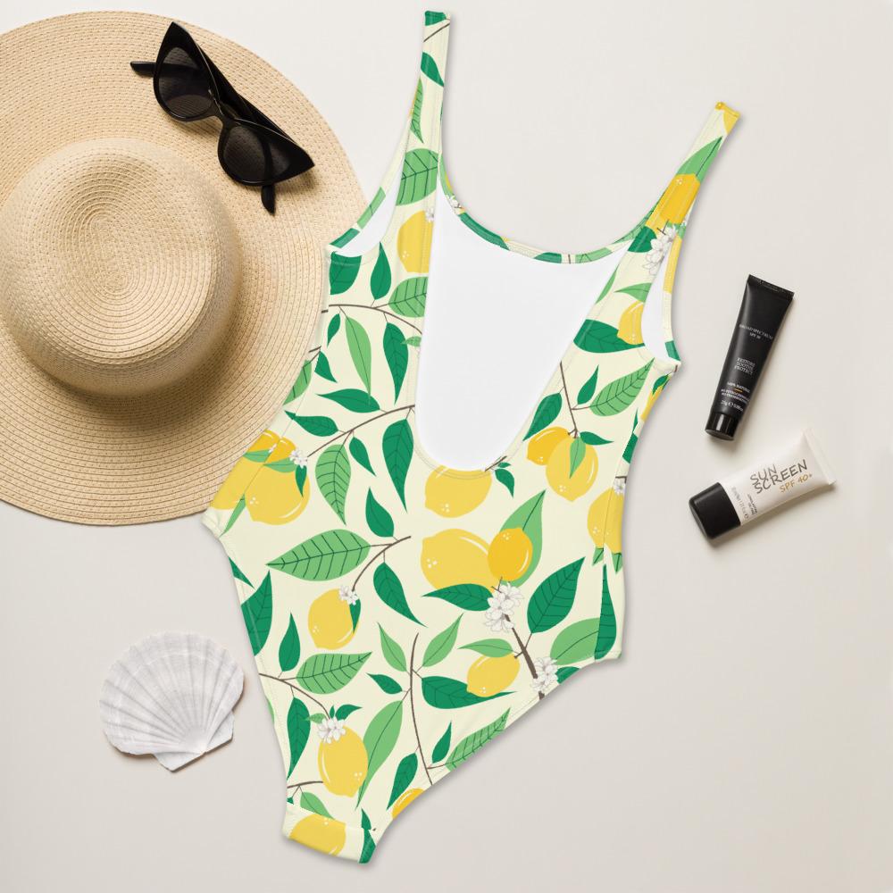 Amalfi Coast Lemons One-Piece Swimsuit - AMALFITANA STORE