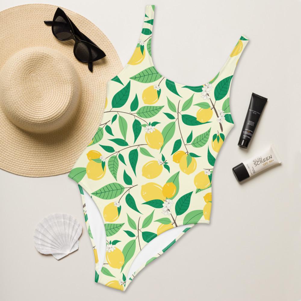 Amalfi Coast Lemons One-Piece Swimsuit - AMALFITANA STORE