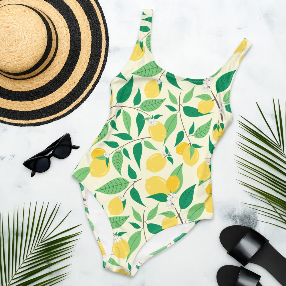 Amalfi Coast Lemons One-Piece Swimsuit - AMALFITANA STORE