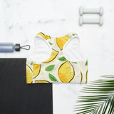 "Amalfi Coast Lemons" Sports bra - AMALFITANA STORE