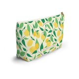 Amalfi Lemons Accessory Pouch w T-bottom Travel Bag - AMALFITANA STORE