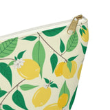 Amalfi Lemons Accessory Pouch w T-bottom Travel Bag - AMALFITANA STORE