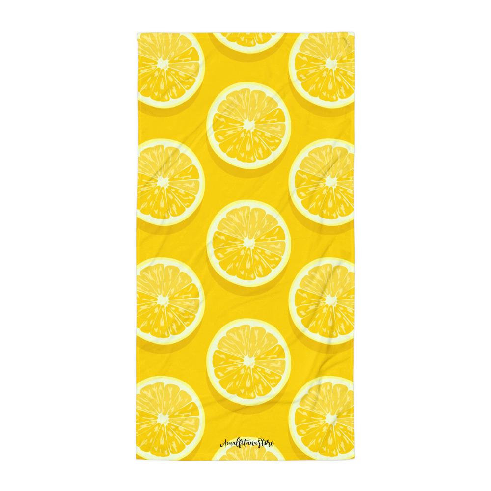Amalfi Lemons" Beach Towel - AMALFITANA STORE