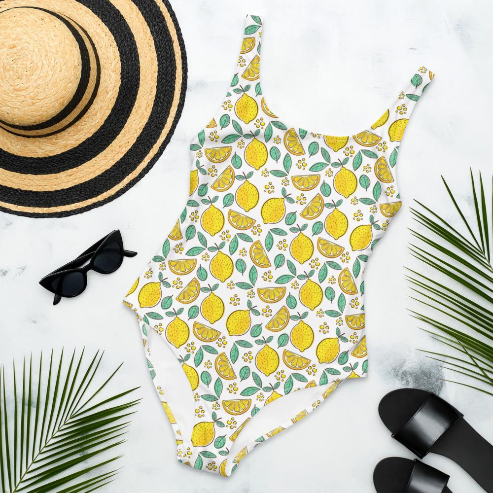 Amalfi Style Lemons One-Piece Woman Swimsuit Summer 2021 Win 7 Days on the Amalfi Coast - Ticket 40 Points - AMALFITANA STORE