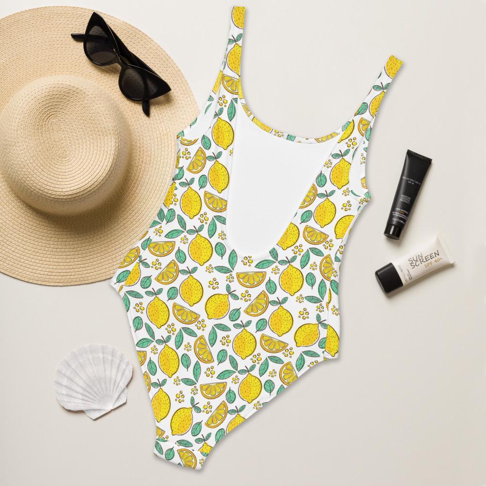 Amalfi Style Lemons One-Piece Woman Swimsuit Summer 2021 Win 7 Days on the Amalfi Coast - Ticket 40 Points - AMALFITANA STORE
