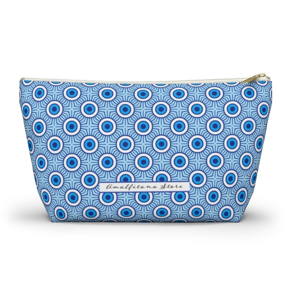 Blue Eyes Travel Bag Accessory Pouch w T-bottom - AMALFITANA STORE