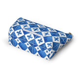 Capri Ceramics Tiles Accessory Pouch w T-bottom Travel Bag - AMALFITANA STORE