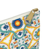 Capri Tiles Accessory Pouch - AMALFITANA STORE