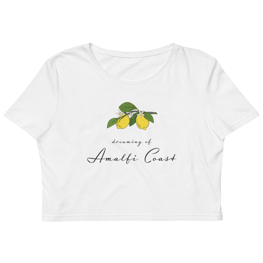 "Dreaming of Amalfi Coast" Organic Crop Top - AMALFITANA STORE