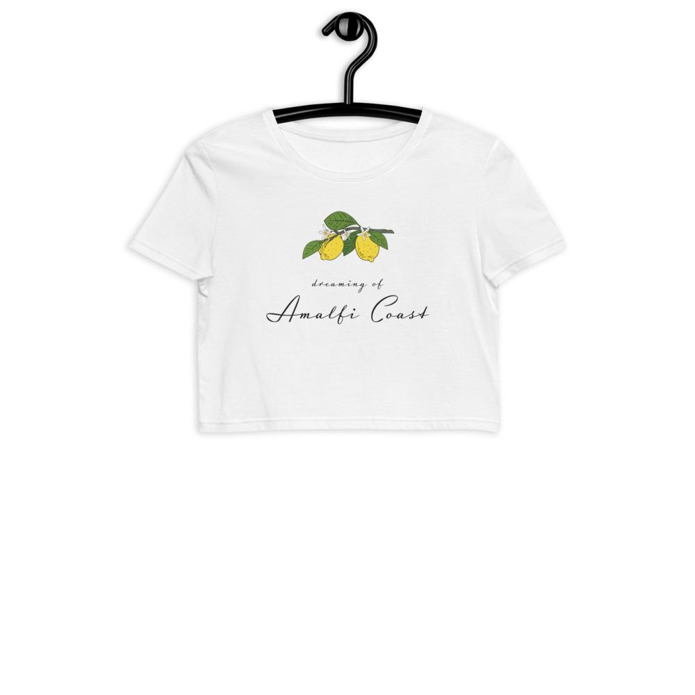 "Dreaming of Amalfi Coast" Organic Crop Top - AMALFITANA STORE