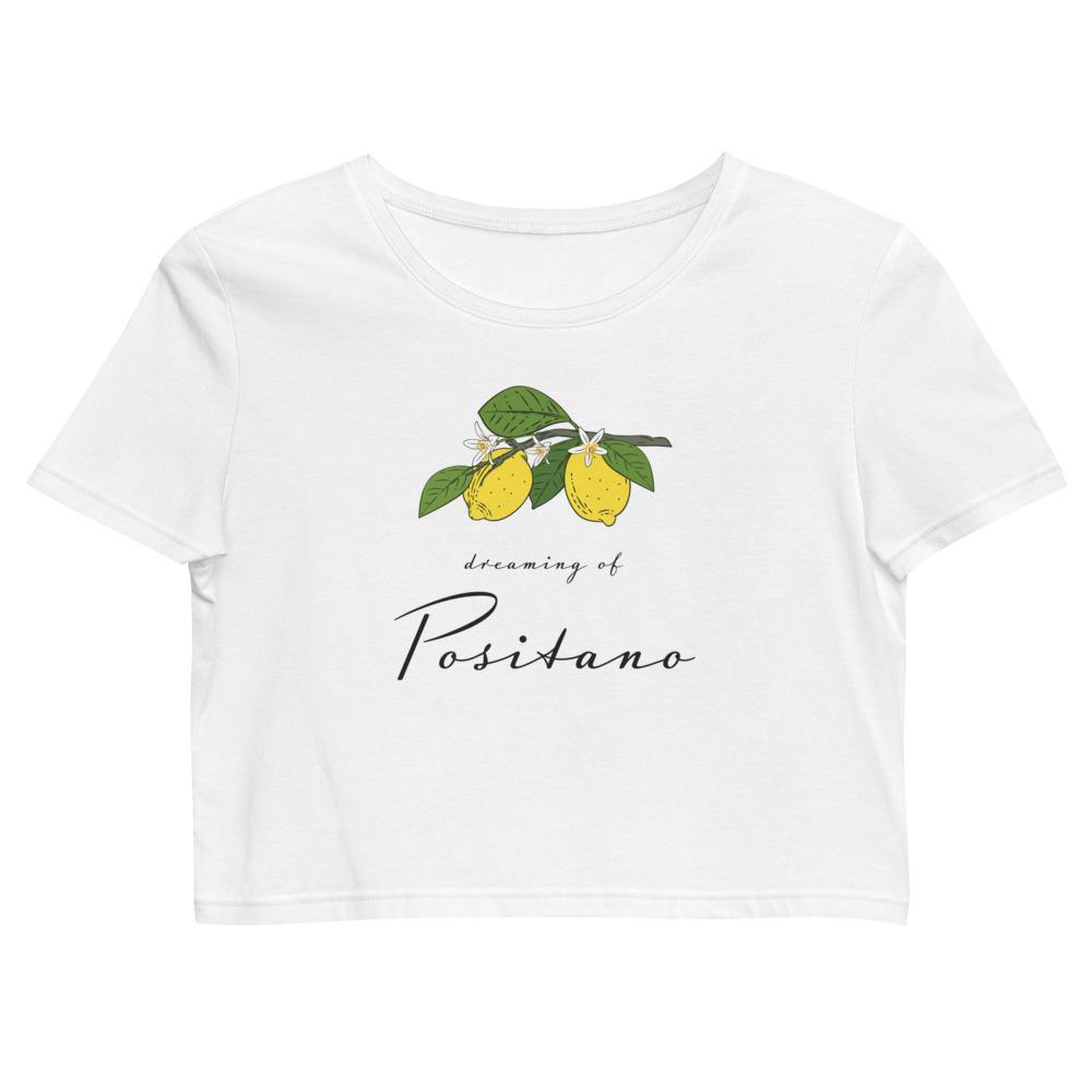 Dreaming of Positano Organic Crop Top - AMALFITANA STORE