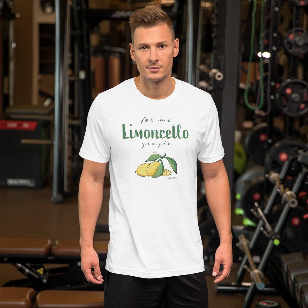 " For me Limoncello" Amalfi Coast Summer 2021 Short-Sleeve Unisex T-Shirt - AMALFITANA STORE