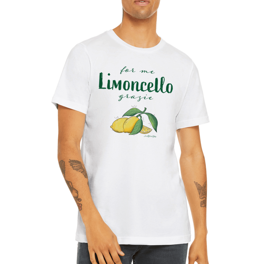 " For me Limoncello" Amalfi Coast Summer 2021 Short-Sleeve Unisex T-Shirt - AMALFITANA STORE