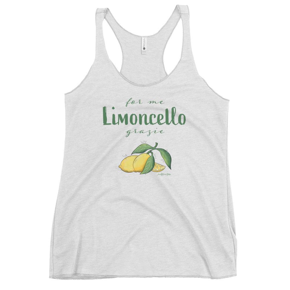 " For me Limoncello" Amalfi Coast Summer 2021 Women's Racerback Tank - AMALFITANA STORE