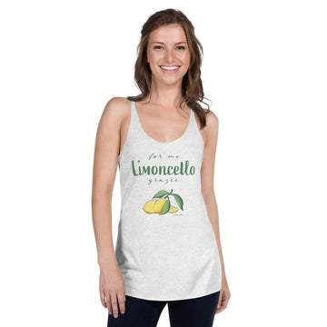 " For me Limoncello" Amalfi Coast Summer 2021 Women's Racerback Tank - AMALFITANA STORE