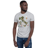 Italy Map Short-Sleeve Unisex T-Shirt - AMALFITANA STORE