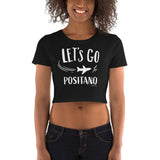 "Let's go to Positano" Women’s Crop Tee - AMALFITANA STORE