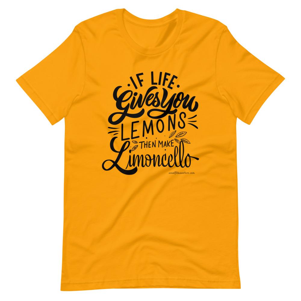 "Limoncello" Short-Sleeve Unisex T-Shirt - AMALFITANA STORE
