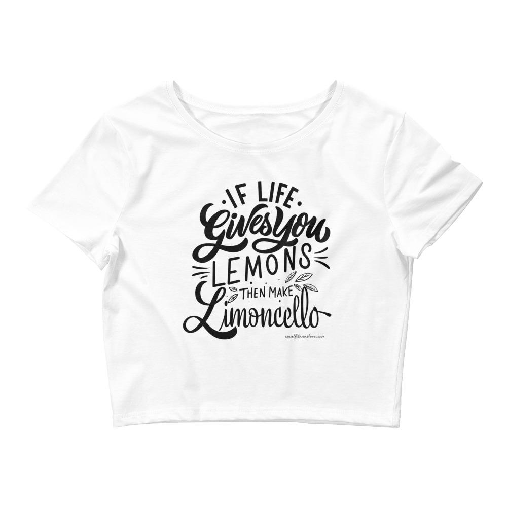 "Limoncello" Women’s Crop Tee - AMALFITANA STORE