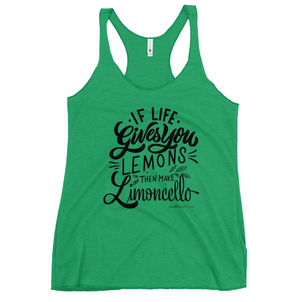 "Limoncello" Women's Racerback Tank - AMALFITANA STORE