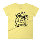 "Limoncello" Women's short sleeve t-shirt - AMALFITANA STORE