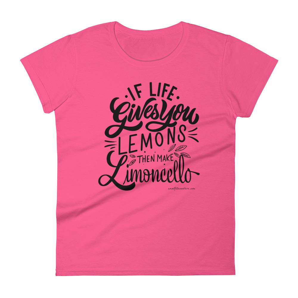 "Limoncello" Women's short sleeve t-shirt - AMALFITANA STORE