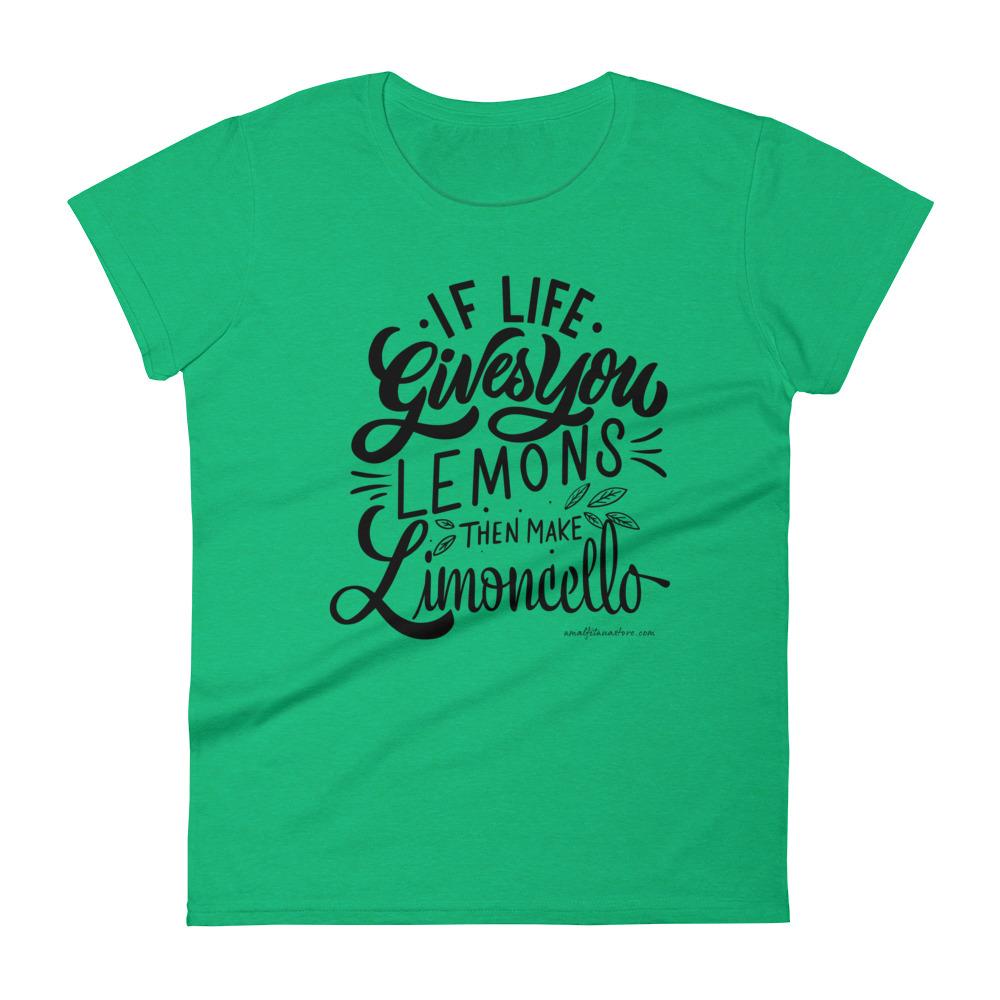 "Limoncello" Women's short sleeve t-shirt - AMALFITANA STORE