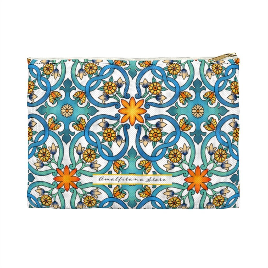 Positano Ceramic Tiles Accessory Pouch - AMALFITANA STORE