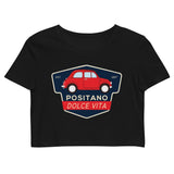 "Positano Dolce Vita" Organic Crop Top - AMALFITANA STORE