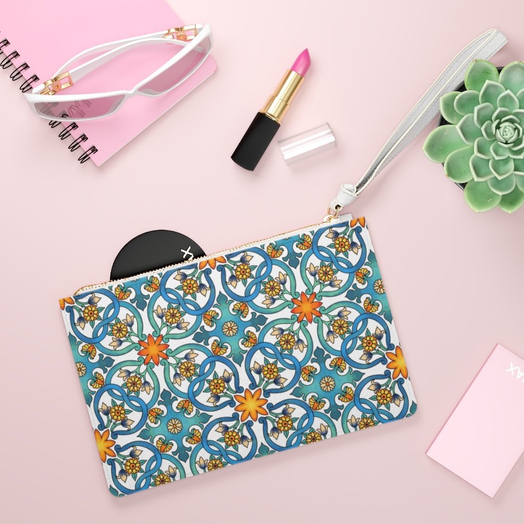 Positano Tiles Clutch Bag - AMALFITANA STORE