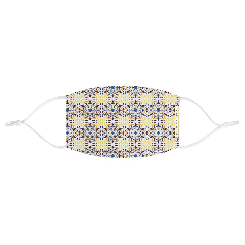 Praiano Tiles Fabric Face Mask - AMALFITANA STORE