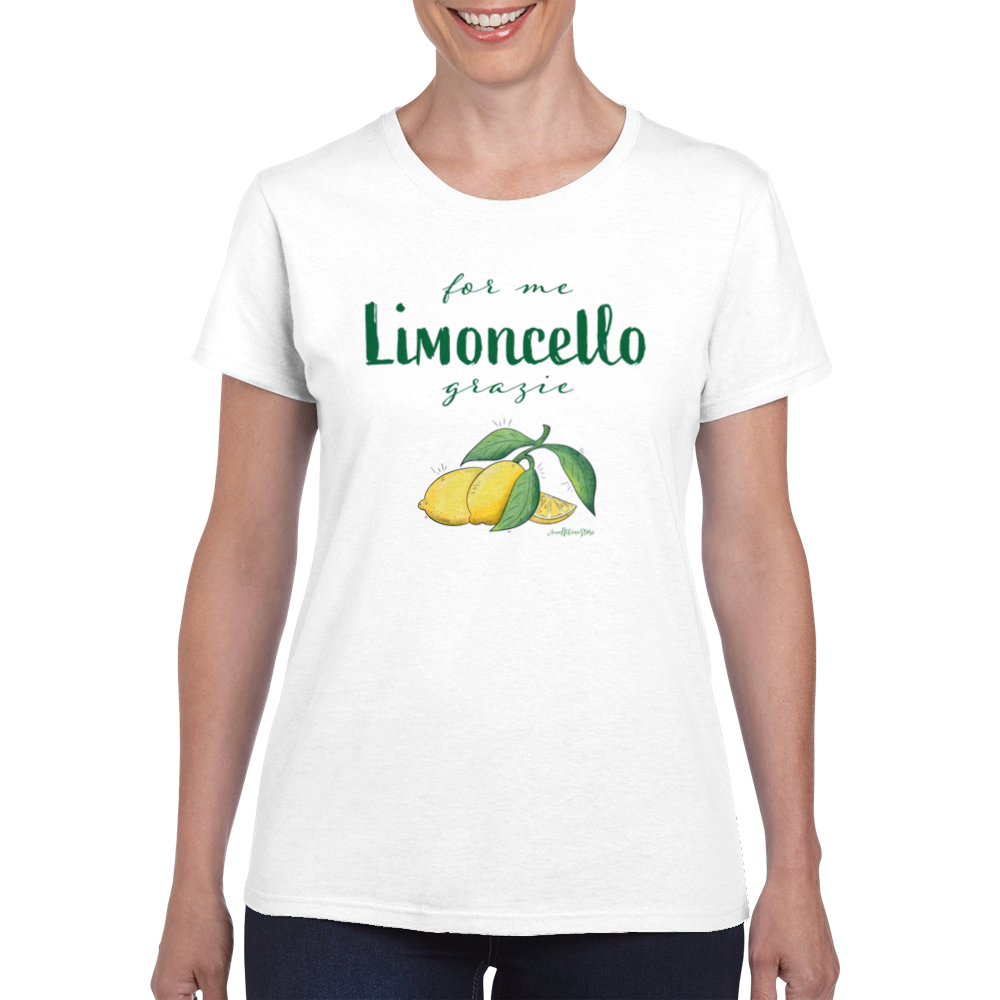 "For me Limoncello" Tied Knotted Women's short sleeve t-shirt