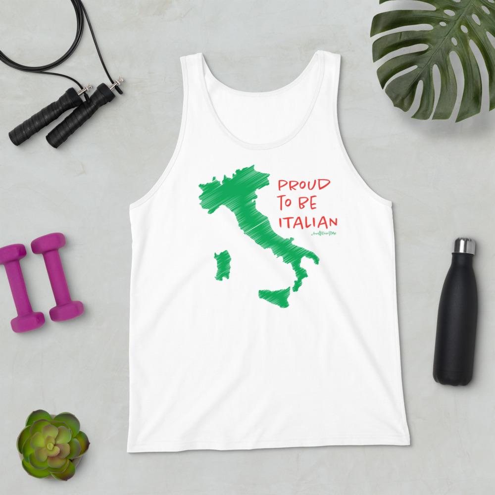 Proud to be Italian Man Tank Top - AMALFITANA STORE