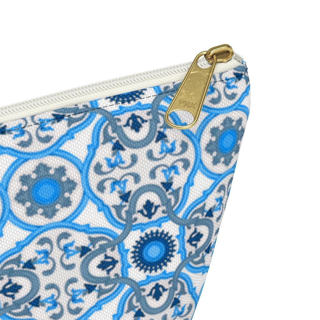 Ravello Tiles Ceramic Travel Bag Accessory Pouch w T-bottom - AMALFITANA STORE