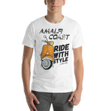 RIDE WITH STYLE Short-Sleeve Unisex T-Shirt Bella+Canvas - AMALFITANA STORE