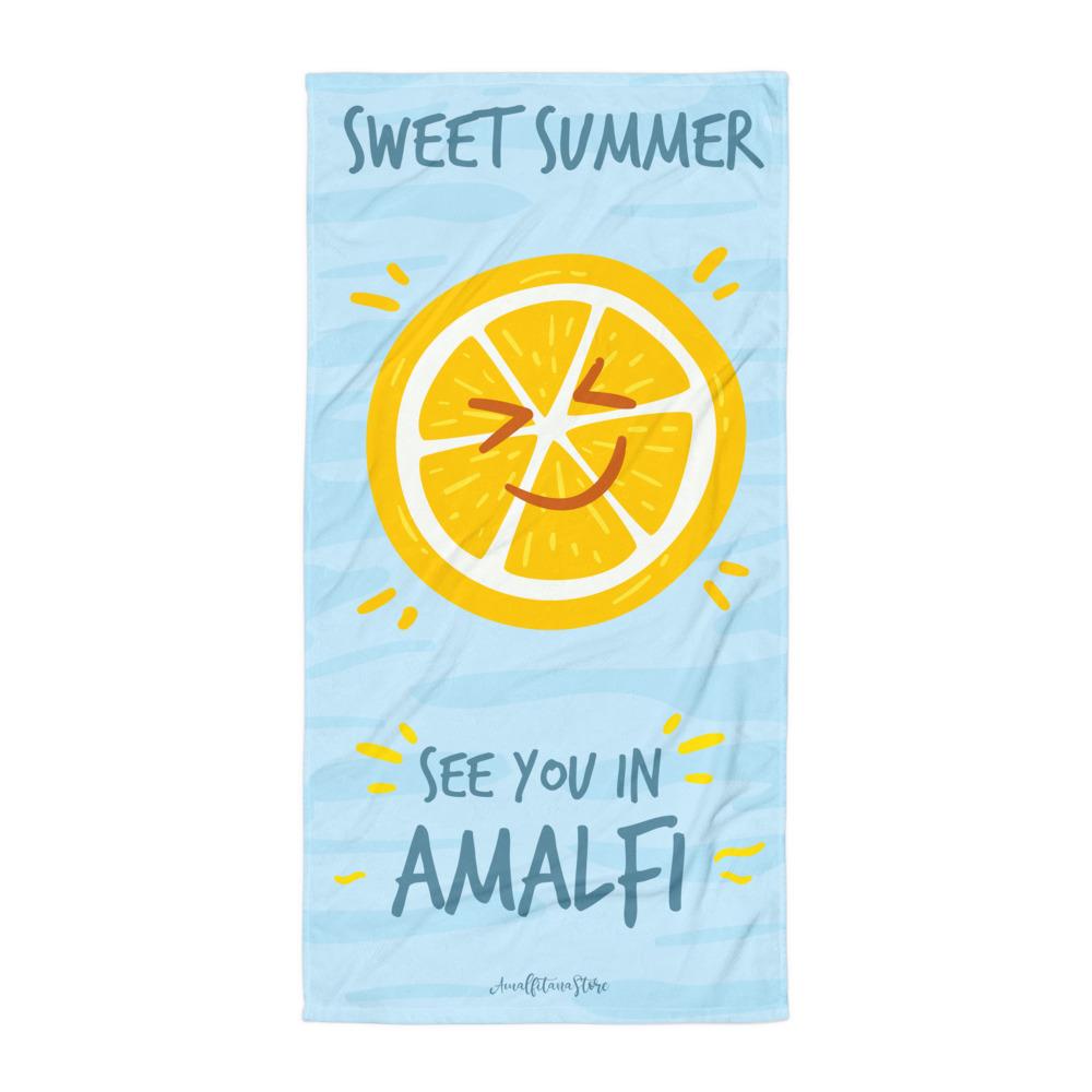 Sweet Summer "See you in Amalfi" Beach Towel - AMALFITANA STORE