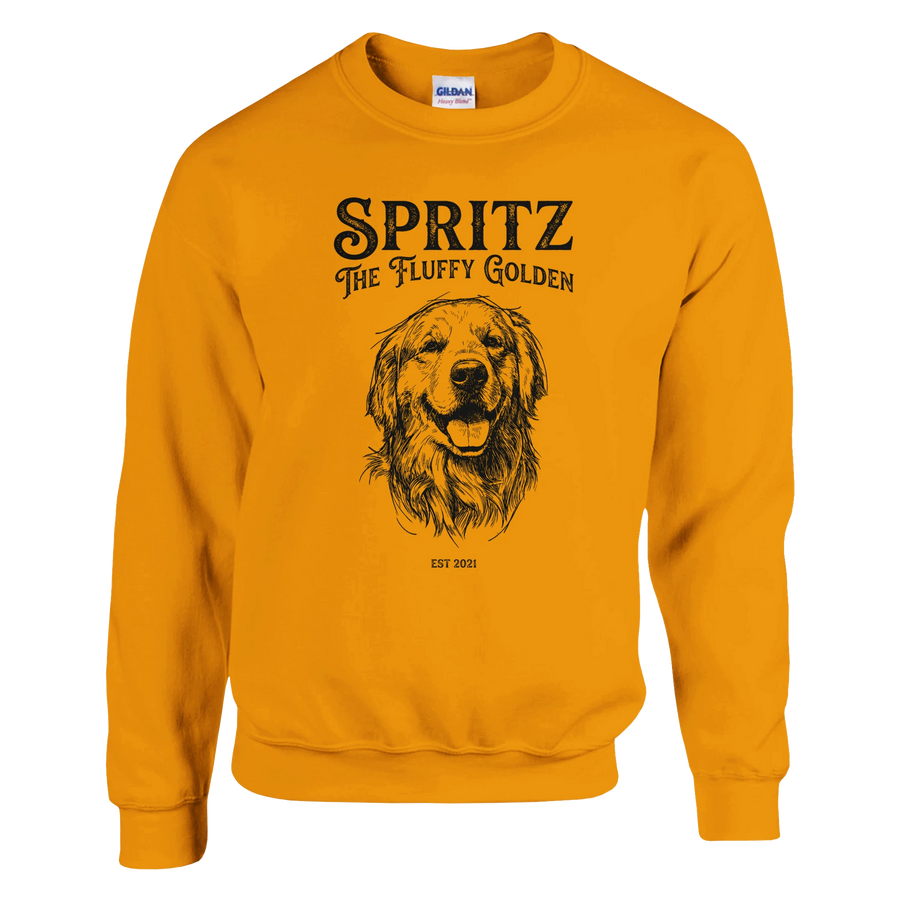 Spritz The Fluffy Golden - Classic Unisex Crewneck Sweatshirt