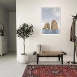 Capri - Faraglioni Rocks - Fine Art Print - Wooden Frame - AMALFITANA STORE
