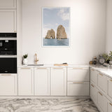 Capri - Faraglioni Rocks - Fine Art Print - Wooden Frame - AMALFITANA STORE
