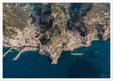 Amalfi & Atrani Aerial View Premium Semi-Glossy Print
