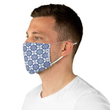 Amalfi Blue Tiles Fabric Face Mask - AMALFITANA STORE